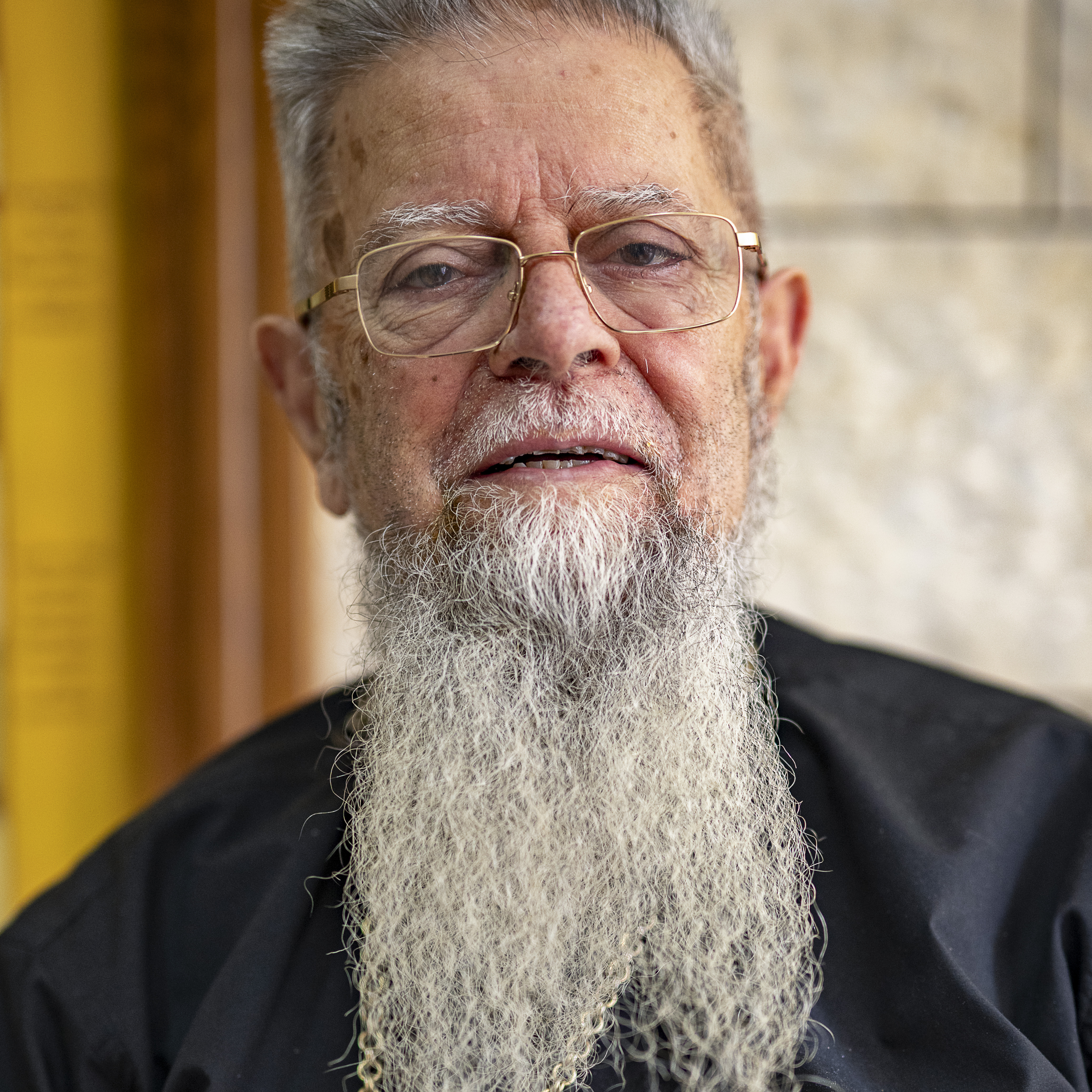 Archbishop Emeritus Elias Chacour and Ms. Nawar Musallam at Christ Episcopal Church - logo